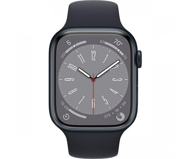 Apple Watch Series 8 GPS 45mm Midnight Aluminum Case w. Midnight Sport Band (MNP13, MNUL3) б/у